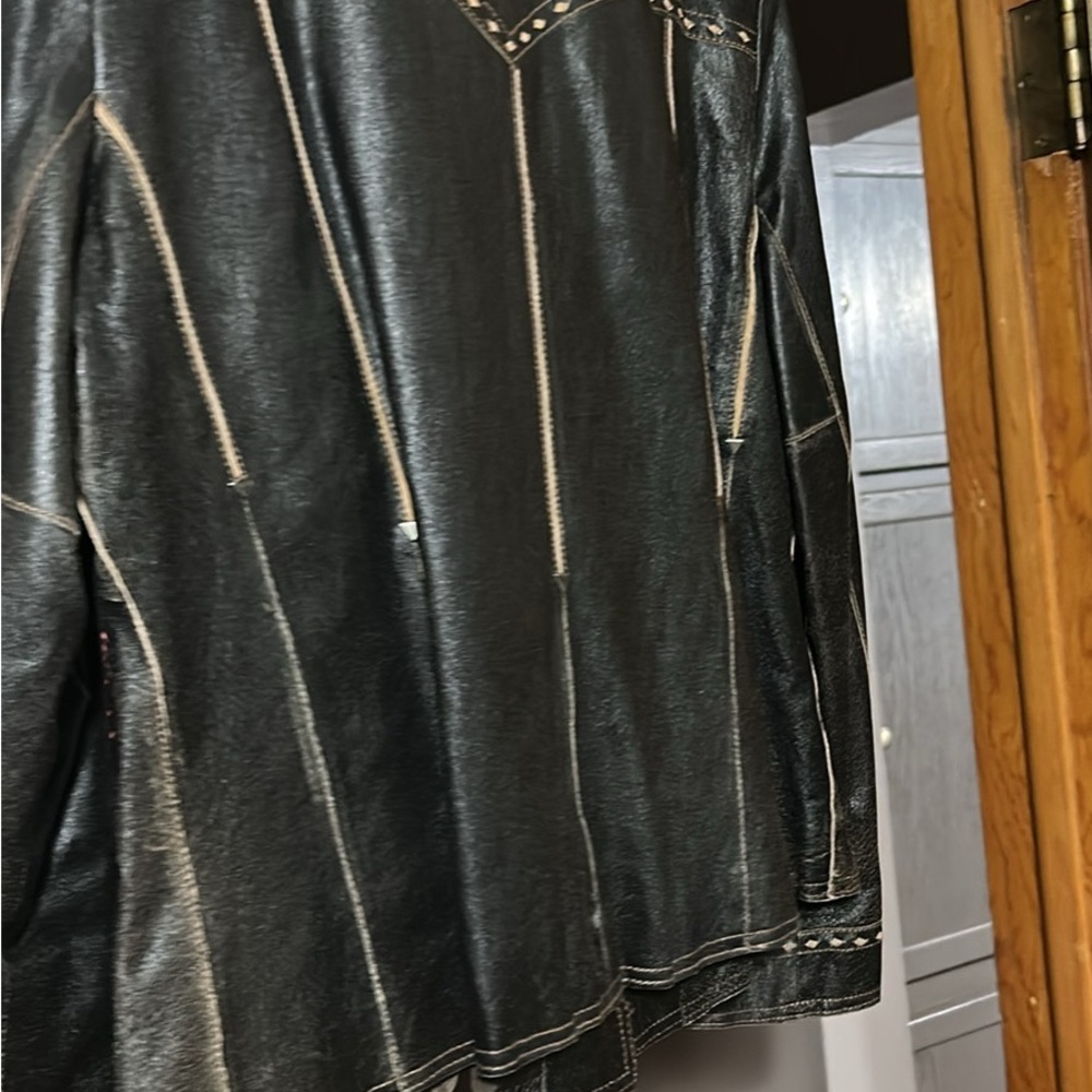 Cripple creek leather jacket - Picture 2 of 3